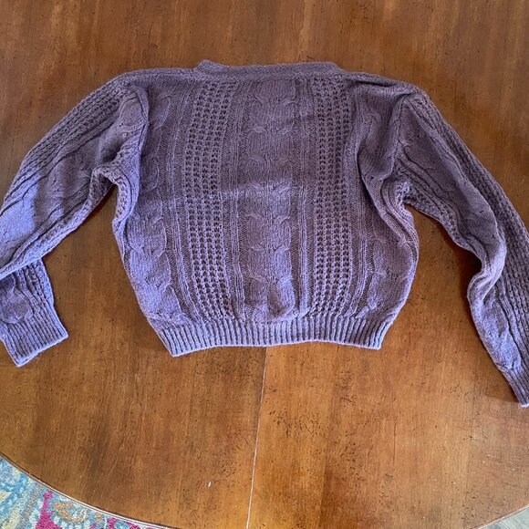 Rouje Azia Cardigan Sweater - Purple - Picture 5 of 10